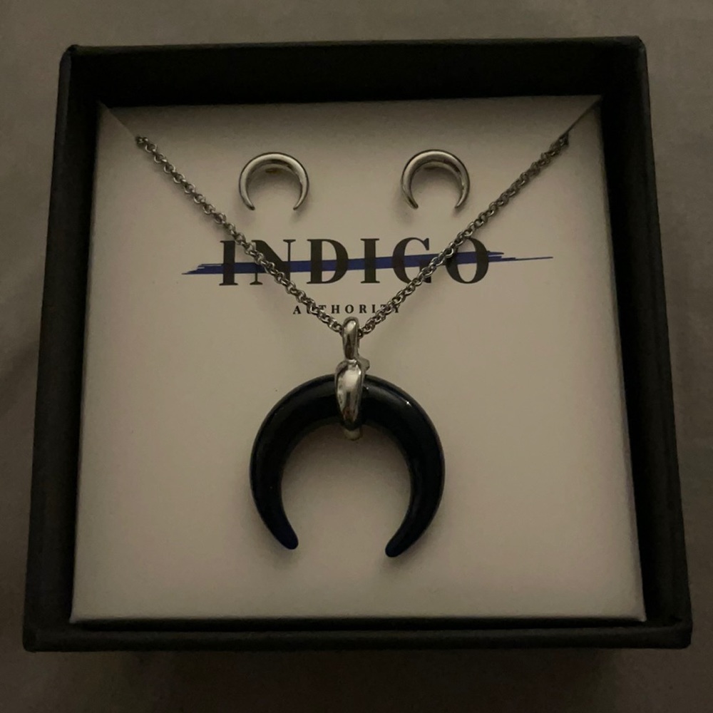 Necklace and earrings